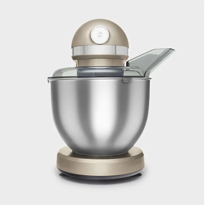Karaca Mastermaid Chef Pro Çift Kollu Hamur Yoğurma Makinesi Iconic Beige 1500W 5L - 4