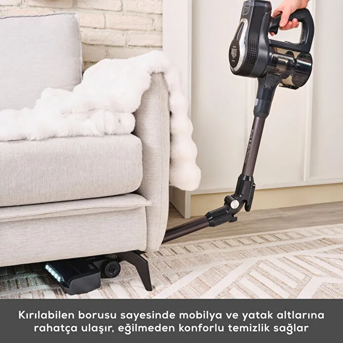 Karaca Vantuz Power Up Pro Dikey Süpürge Black Chrome - 4
