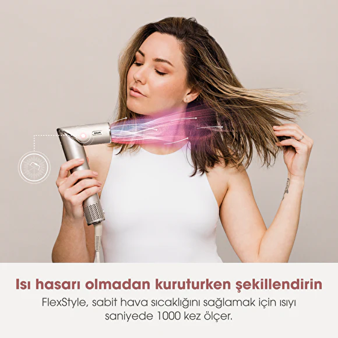 Shark FlexStyle 5-in-1 Saç Kurutma ve Şekillendirme Sistemi - Stone - 3